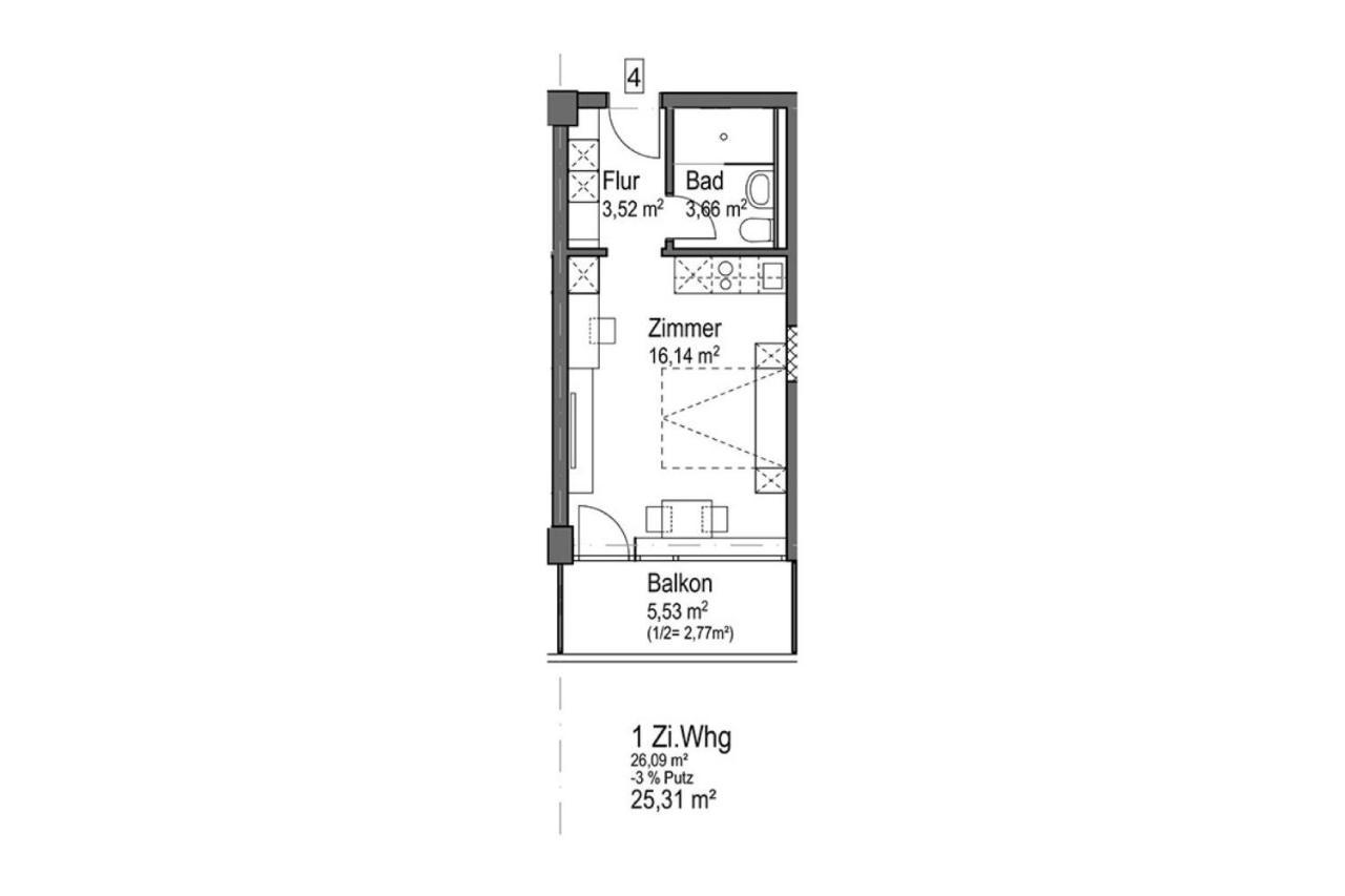 Ferienwohnung Huber Living Basic 106 Germering Exterior foto